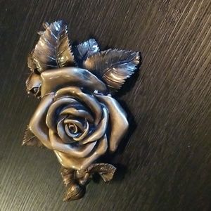 Life symbols "rose" hand painted